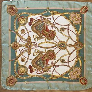 Hemispheres Silk Scarf